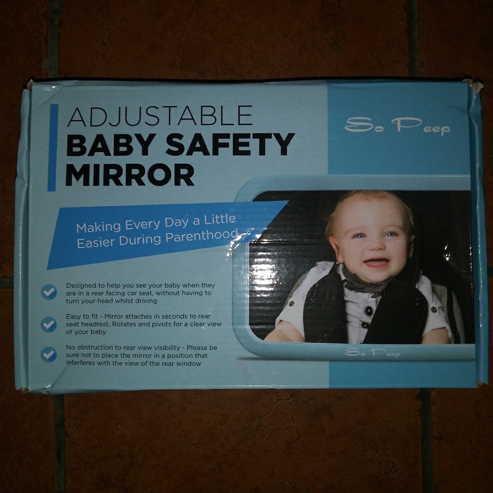So peep Baby Backseat Mirror for Car View